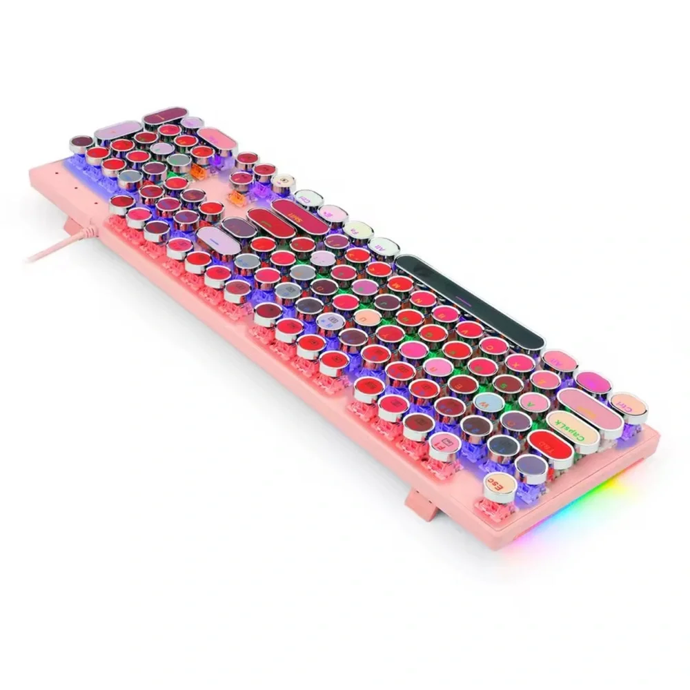 RedRagon K228 Punk Mechanical Keyboard Blue Switch 104 Keys USB Wired